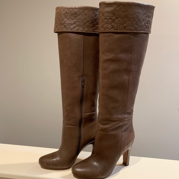 Coach Leather Boots - Picture 2 of 15